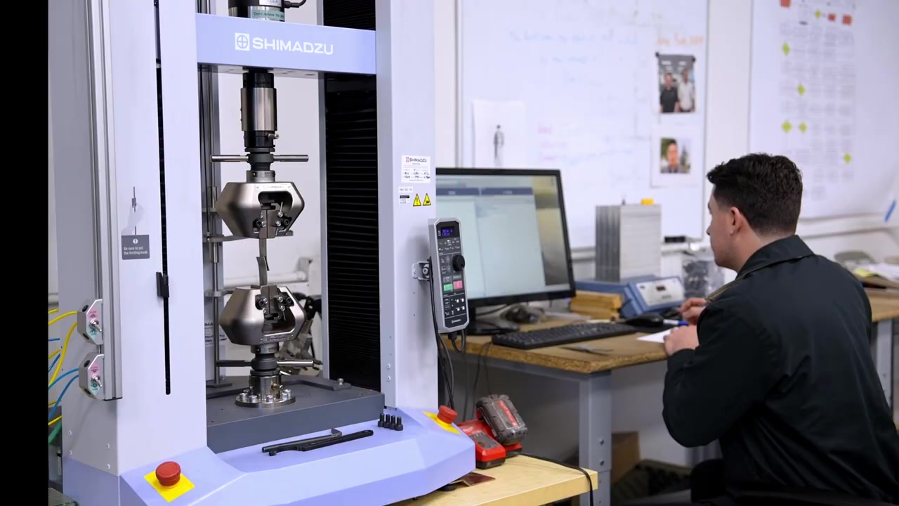 Quality lab tensometer testing